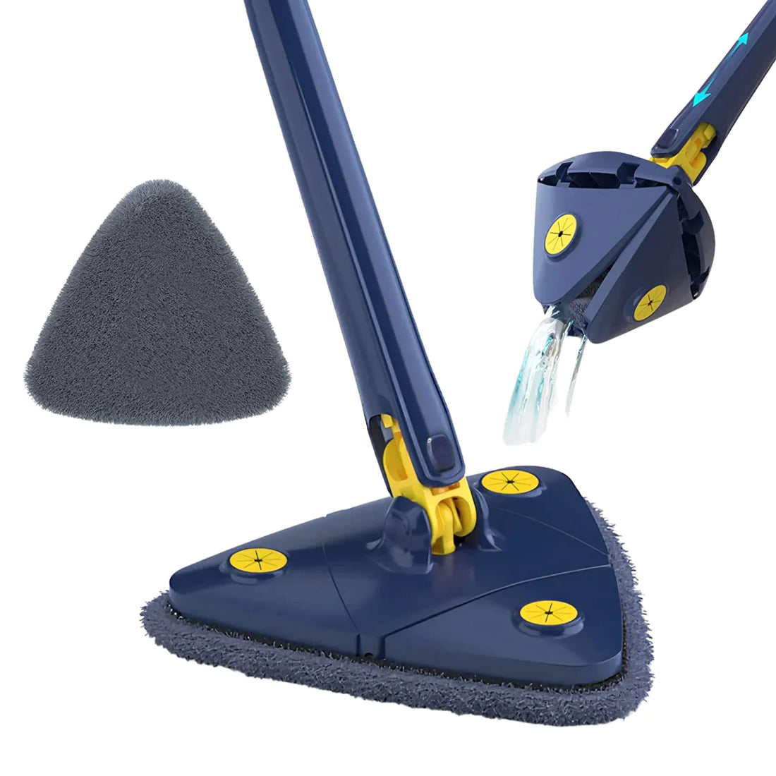 【LAST DAY SALE】360° Triangle Squeeze Mop – ModernMint
